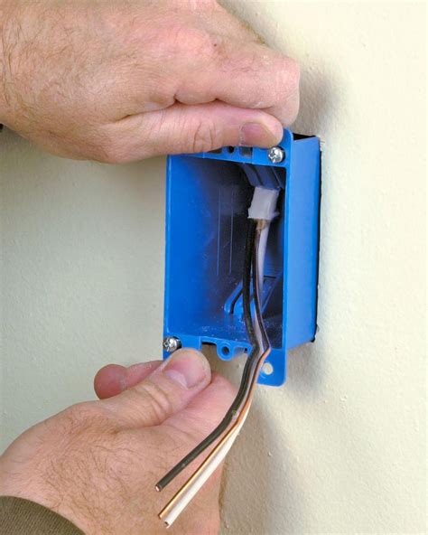 attaching electrical box to a superior wall|electrical wiring for walls.